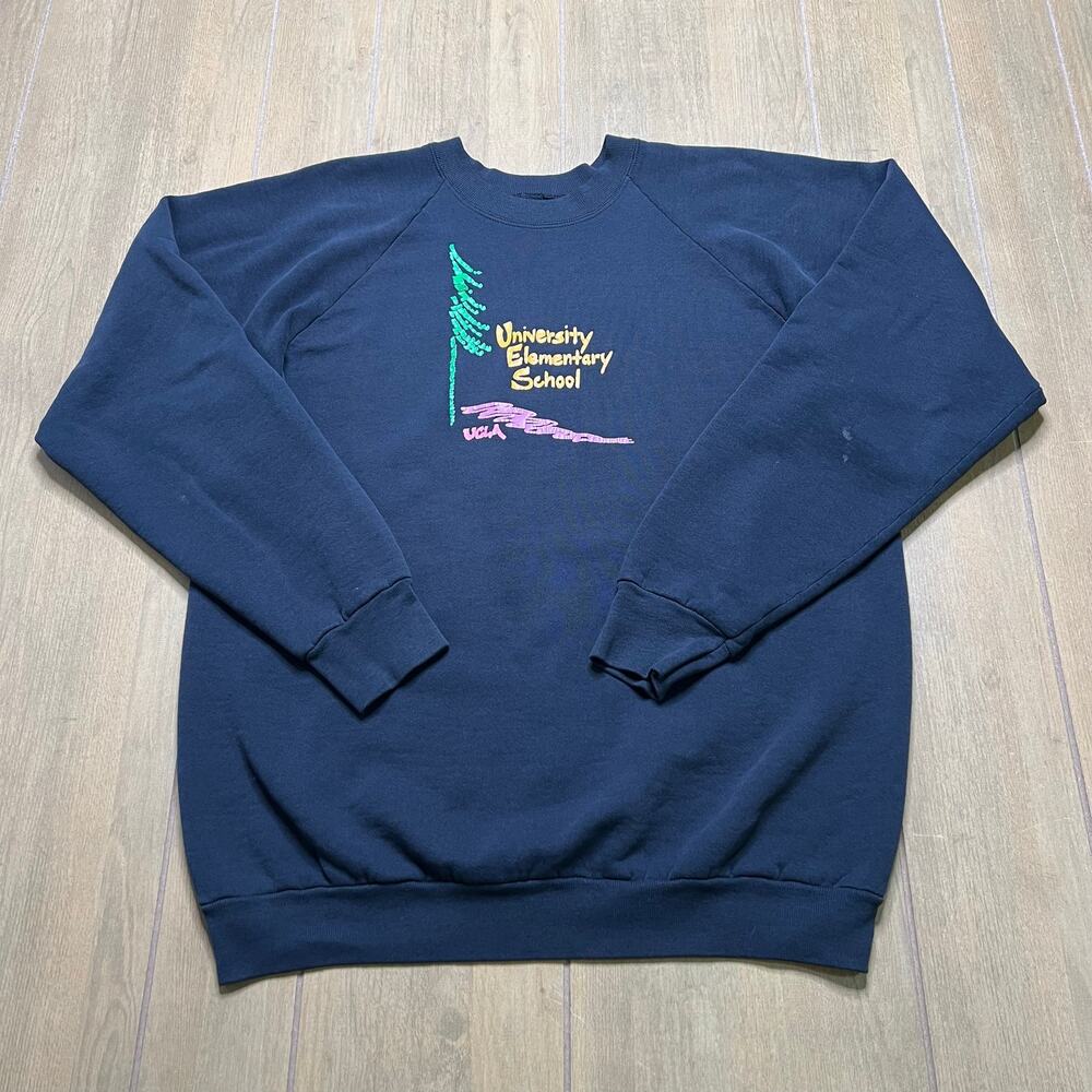 Vintage UCLA‎ University Elementary School Crewneck Sweatshirt Large USA Y2K